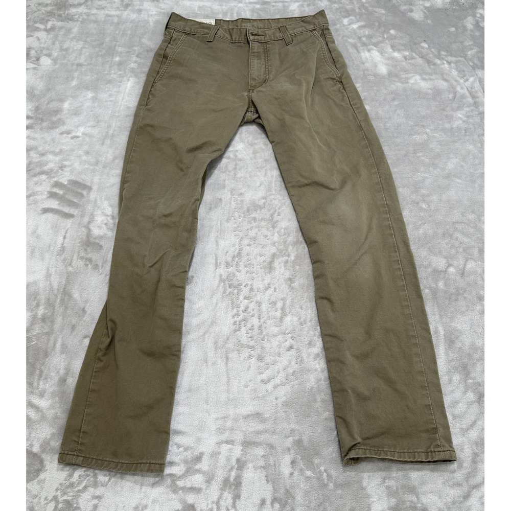 Levi's Jeans‎ Mens 28x30 Brown Denim Stretch 5-Pockets Mid-Rise Straight EUC